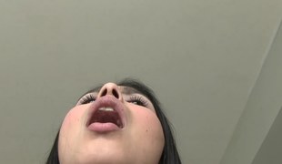 Dark haired Latina chick gets rammed in this super hot POV scene