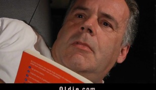 Sindy Vega is a cute juvenile beauty who likes to succeed in laid. This evening a catch older guy near is a bit busy in with his book so she has to cock-tease him to succeed in his 10-Pounder for a sensual oldyoung fucking and wicked lickings