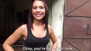 Hungarian girl earns elementary cash giving oral sex on camera