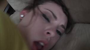 Agreeable Latina chick with a large booty reverse cowgirl a precious cock at home