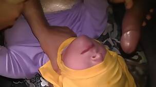 Excited boys gang-bang racy blonde whom they picked up on street